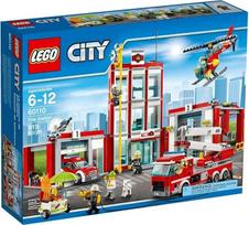 lego gaisrine - LEGO Miesto Gaisrinės Stotis 60110 - 1 nuotrauka